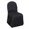 100 BLACK Polyester BANQUET CHAIR COVERS Wedding Ceremony Supplies Event Décor